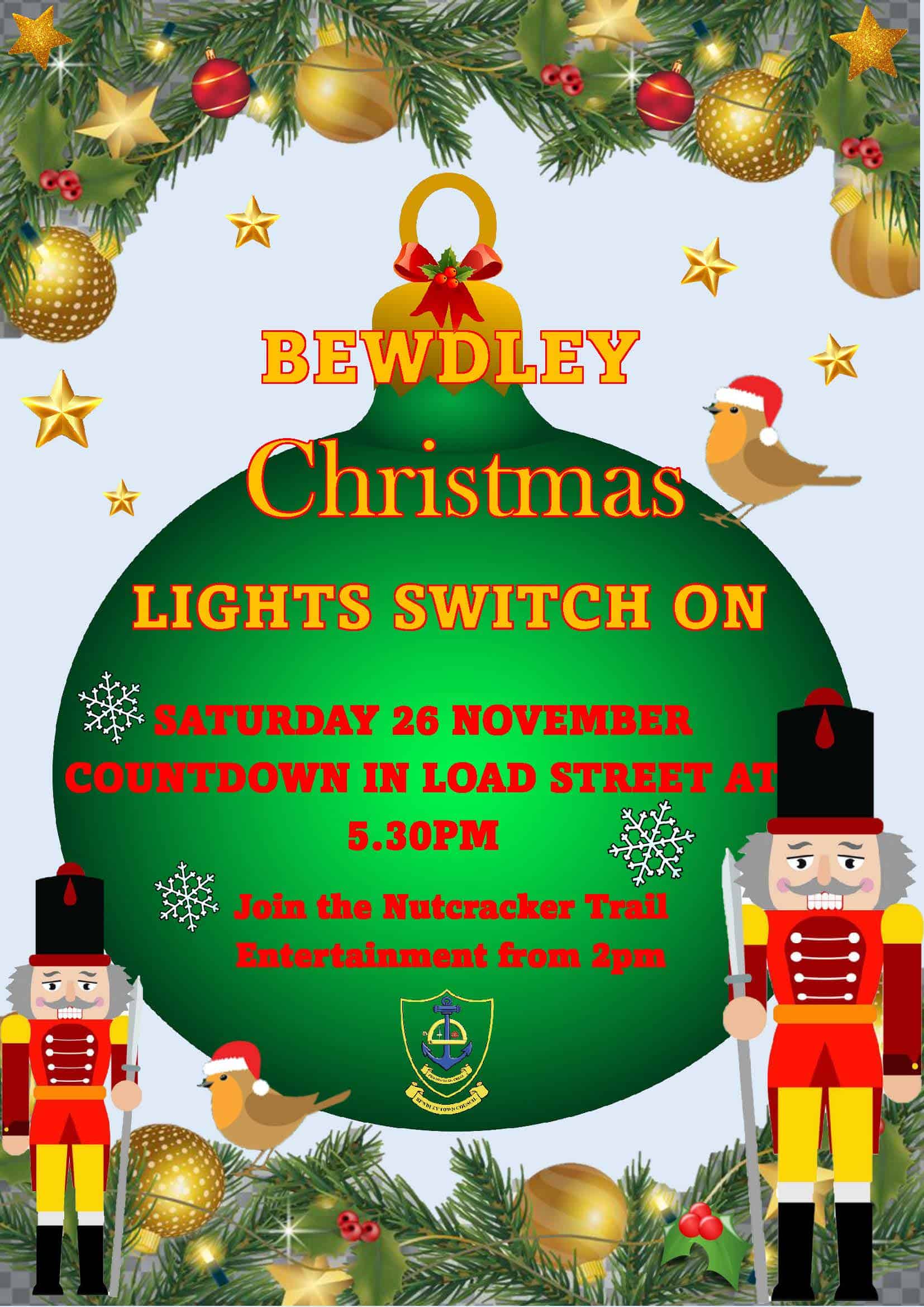 Bewdley Town Council Christmas Lights Switch On Saturday 26 November