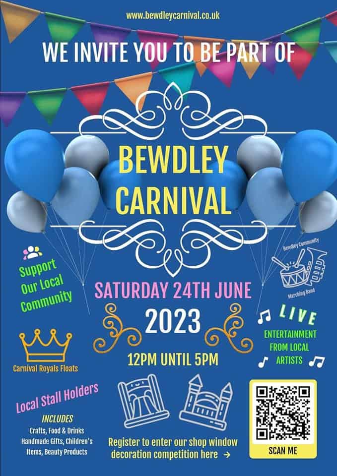 Bewdley Carnival Saturday, 24 June 2023 Bewdley Town Council